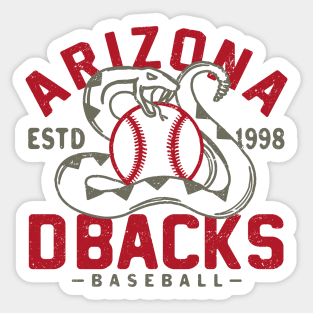 Arizona Diamondbacks by Buck Tee Sticker